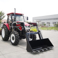 Congo Hot Sale Tz10d 70-100HP 4WD Wheel Farm Tractor Quick Hitch Front End Loader with ISO Ce Certificate